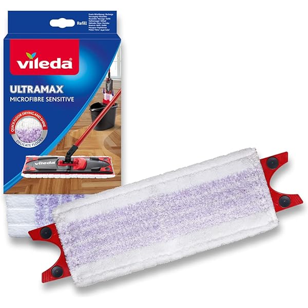 Set complet de mop de podea Vileda Ultramax Turbo 2in1, mop cu maner telescopic, capac din microfibra si galeata cu power spinner, pentru toate podelele dure, lungime maner 75-130cm, ambalaj eco