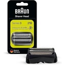 Cap de ras aparat de ras electric Braun Series 3, piesa de ras de schimb compatibila cu aparatele de ras pentru barbati Seria 3, 21B, negru