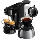 Philips Senseo HD6592/60 Aparat de cafea 2 în 1 Switch, 1450 W, 7 căni, 40 x 15 x 27 cm, Negru