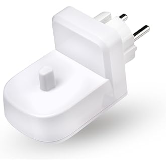 Încărcător de perete pentru periuță de dinți electrică pentru priză UE de la ProofVision pentru Oral-B/Braun (modele cu excepția seriei IO-seriehn și Pulsonic)