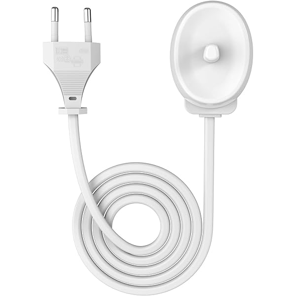 Încărcător de perete pentru periuță de dinți electrică pentru priză UE de la ProofVision pentru Oral-B/Braun (modele cu excepția seriei IO-seriehn și Pulsonic)