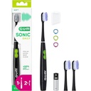 Capete de perie GUM Sonic Daily de înlocuire pentru periuța de dinți GUM Sonic Daily Sonic/Moale, peri microfini pentru curățare delicată, minuțioasă, în fiecare zi / Pachet de 4 x 2 (alb)