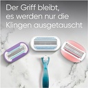 Lame de ras Gillette Venus Comfortglide Spa Breeze pentru aparate de ras pentru femei, 9 lame de schimb pentru aparatele de ras pentru femei cu lama tripla