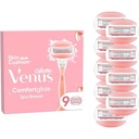 Lame de ras Gillette Venus Comfortglide Spa Breeze pentru aparate de ras pentru femei, 9 lame de schimb pentru aparatele de ras pentru femei cu lama tripla