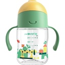 Suavinex, Cană de învățare de la 6 luni, Cupă Sippy Baby, Cană pentru copii etanșă cu gura de băut moale din silicon, Mânere ergonomice, Cană de antrenament cu supapă anti-colici, 150 ml, Dreams Blue