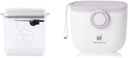 Recipient de depozitare pentru lapte praf Twistshake cu lingură 1700 ml, dozator de lapte praf sigilat cu capac ermetic, operare cu o singură mână, fără BPA, transparent