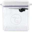 Recipient de depozitare pentru lapte praf Twistshake cu lingură 1700 ml, dozator de lapte praf sigilat cu capac ermetic, operare cu o singură mână, fără BPA, transparent