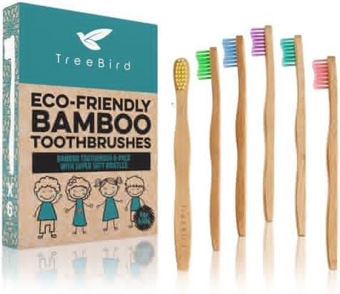 Set de 2 rezerve de periuță de dinți Feel Natural Bamboo