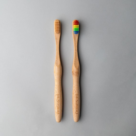 Set de 2 rezerve de periuță de dinți Feel Natural Bamboo