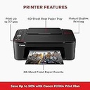 Imprimantă WiFi 3-în-1 PIXMA TS3551i pentru birou, copiator și scaner - Compatibil cu planul de imprimare PIXMA - Imprimare fotografii fără margini - Imprimare/Scanare wireless prin cloud și smartphone (alb)