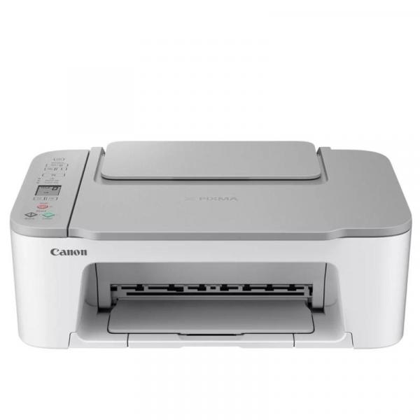 Imprimantă WiFi 3-în-1 PIXMA TS3551i pentru birou, copiator și scaner - Compatibil cu planul de imprimare PIXMA - Imprimare fotografii fără margini - Imprimare/Scanare wireless prin cloud și smartphone (alb)