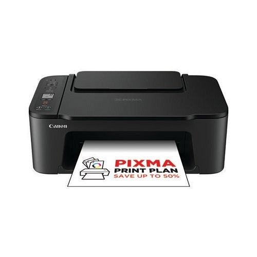 Imprimantă multifuncțională Canon PIXMA TS3550i 3-în-1 (jet de cerneală, imprimare, copiere, scanare, A4, Wi-Fi, LCD, Apple AirPrint, Mopria, PIXMA Cloud Link, compatibilă cu planul de imprimare Pixma „abonament”) Negru