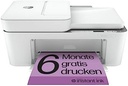Imprimantă multifuncțională HP DeskJet 4220e, imprimare gratuită 3 luni cu cerneală HP Instant inclusă, HP+, imprimantă, copiator, scaner, livrare fax mobil, WLAN, alimentator automat de documente, alb