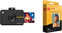 Aparat foto digital KODAK Step Touch de 13 MP și imprimantă instantanee cu ecran tactil LCD de 3,5 inchi, video HD 1080p, zoom optic 10x, oglindire selfie, suită de editare, tehnologie de imprimare Bluetooth și zinc |