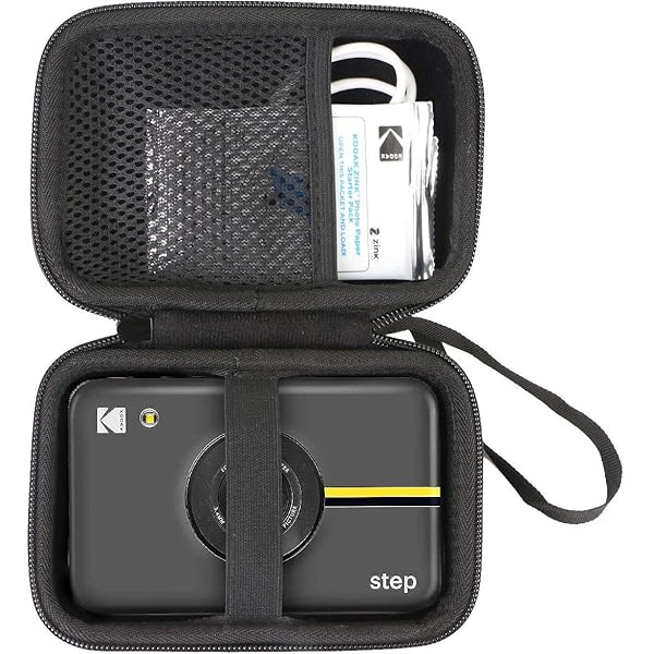 Aparat foto digital KODAK Step Touch de 13 MP și imprimantă instantanee cu ecran tactil LCD de 3,5 inchi, video HD 1080p, zoom optic 10x, oglindire selfie, suită de editare, tehnologie de imprimare Bluetooth și zinc |