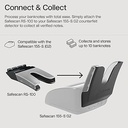Stivuitor de bancnote Safescan RS-100, colectează bancnote testate de la Verificatorul de bancnote - Capsator detașabil care este pur și simplu atașat la testerul de bani falși Safescan 155-S G2