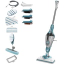 BLACK+DECKER - Mop cu abur STEAMITT cu detergent de maini si manusa - 12 accesorii - Multifunctional 1300 W - Timp de incalzire 15 sec - Rezervor 500 ml - Curatare perfecta - FSMH1321JSM-QS