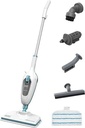 BLACK + DECKER FSMH13E5-QS Mașină de curățat cu abur cu detergent de mâini - 5 în 1 - 1300 W - Capacitate rezervor: 350 ml - A ucis 99,9% din bacterii - Timp de încălzire: 25 de secunde - Multi-suprafețe