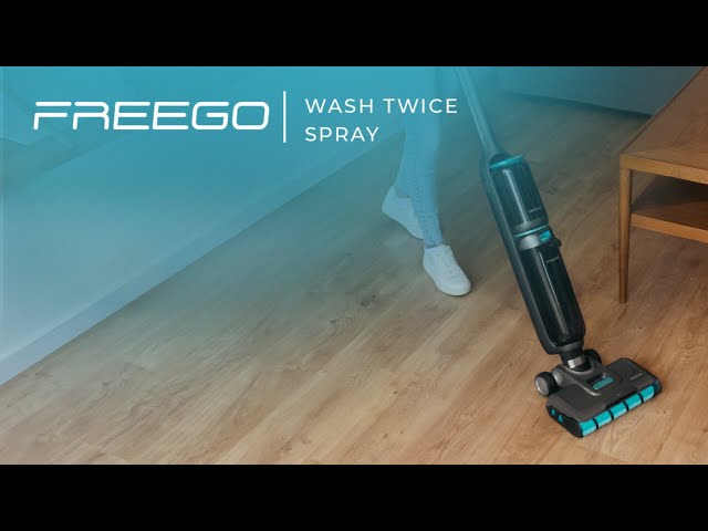 Mop electric Cecotec FreeGo Spălare și aspirare. 200 W, spălare și aspirare simultan, autonomie de 35 de minute, rolă Jalisco absorbantă, rezervor pentru apă curată și murdară, pulverizator și bază