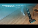 Mop electric Cecotec FreeGo Spălare și aspirare. 200 W, spălare și aspirare simultan, autonomie de 35 de minute, rolă Jalisco absorbantă, rezervor pentru apă curată și murdară, pulverizator și bază