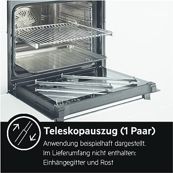 AEG TR1LV - Glisiere telescopice pentru cuptoare (ieșire parțială), oțel inoxidabil