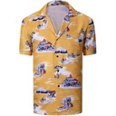 Tricou AYYOHON Cliff Booth Cămașă hawaiană Ochelari de soare Costum Cosplay Once Upon a Time in Hollywood