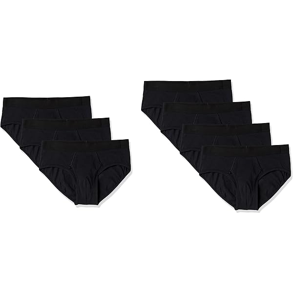 Lenjerie intimă pentru bărbați din jerseu de bumbac Amazon Essentials (disponibile în mărimi plus) pachet de 7