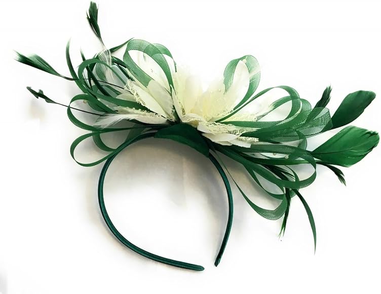 Căciulă de fascinator Caprilite Sinamay pentru femei Curse de nuntă cu bentiță