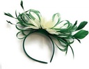 Căciulă de fascinator Caprilite Sinamay pentru femei Curse de nuntă cu bentiță