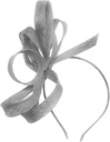 Căciulă de fascinator Caprilite Sinamay pentru femei Curse de nuntă cu bentiță