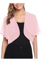 DANAEST Cardigan de sărbători Bolero pentru femei Jachetă elegantă cu umeri, cu mâneci 3/4, Top scurt (708)