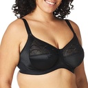 ELOMI Damen Plus Size Cate Underwire Full Cup Banded Bra BH