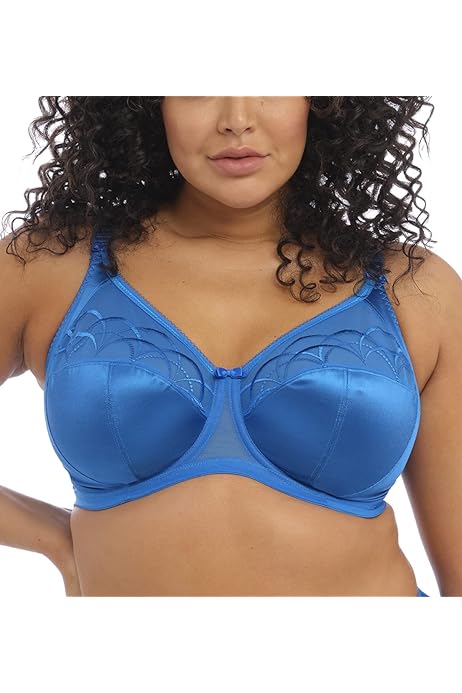 ELOMI Damen Plus Size Cate Underwire Full Cup Banded Bra BH