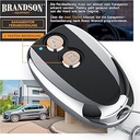 Emițător manual cu breloc HOMEPILOT pentru acționarea ușii de garaj Classic și Premium smart & RolloPort S1, S2, SX5 DuoFern, telecomandă pentru ușă de garaj 433,9 MHz, rază de acțiune aprox