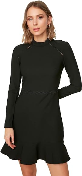 Rochie de dama Laeticia Dreams din dantela, maneca lunga, pana la gambe S M L XL XXL XXXL
