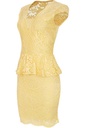 Rochie de dama Laeticia Dreams din dantela, maneca lunga, pana la gambe S M L XL XXL XXXL