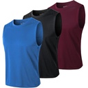 MEETYOO Tricou fără mâneci pentru bărbați, cămașă sport fără mâneci, tricou pentru fitness, tricou fără mâneci pentru alergare, jogging, sală