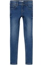 Blugi elastici skinny fit pentru fete NAME IT din denim gri