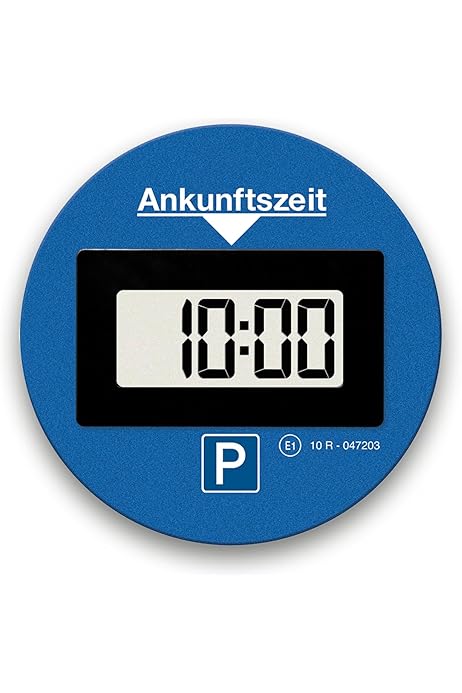 Needit disc electronic de parcare Park Lite I disc de parcare automat electric cu aprobare de la Federal Motor Transport Authority I Parchimetru digital cu 2 afișaje și multe funcții, durabil și fiabil