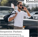 Needit disc electronic de parcare Park Lite I disc de parcare automat electric cu aprobare de la Federal Motor Transport Authority I Parchimetru digital cu 2 afișaje și multe funcții, durabil și fiabil
