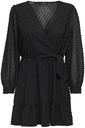 DOAR Damen Onltiva L/S Dobby Fake Wrap Dress Wvn