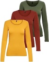 ONLY Damen Longsleeve Onllive Love Life Basic Cămașă Damen