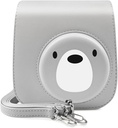 Geanta Rieibi pentru Mini 12 - Geanta din piele PU pentru Camera instantanee Mini 12 - Geanta detasabila cu curea de umar reglabila - Verde