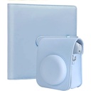 Geanta Rieibi pentru Mini 12 - Geanta din piele PU pentru Camera instantanee Mini 12 - Geanta detasabila cu curea de umar reglabila - Verde