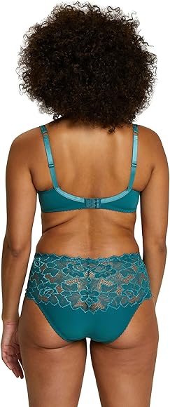 SANS COMPLEXE Femei Arum70564_Parent Sutien cu intarituri din dantela, Clasic, Femeie, Model Arum, Verde Brad, 105d, Balsam, 90D EU