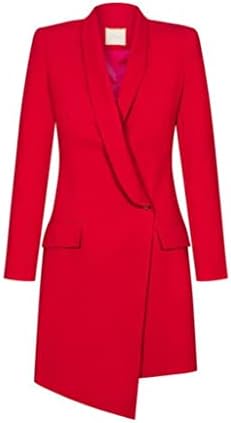 Rochie de damă Swing Fashion Elegantă | Rochii de afaceri | Rochii teaca | Rochie de sărbătoare | Rochie de petrecere | Rochii de cocktail | Rochie mini | Rochie de seara | Rochie cu maneca lunga | decolteu în V | Scurt | Roșu |