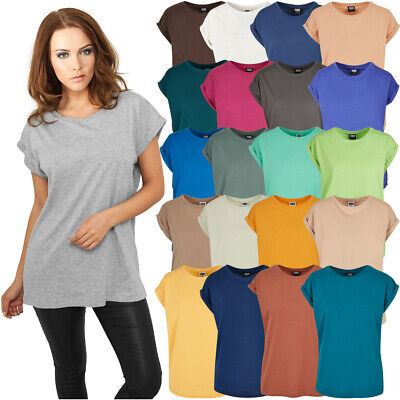 Tricou Urban Classics Damen pentru dama, cu umeri extinsi