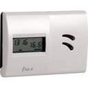 VEMER VN160800 ECO.X-W Termostat digital de încălzire, termostat de cameră cu program săptămânal, alimentat cu baterii, alb