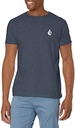 Tricou pentru bărbați Blaquedout SS Tee Volcom, navy Heather, mare