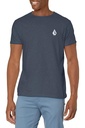 Tricou pentru bărbați Blaquedout SS Tee Volcom, navy Heather, mare